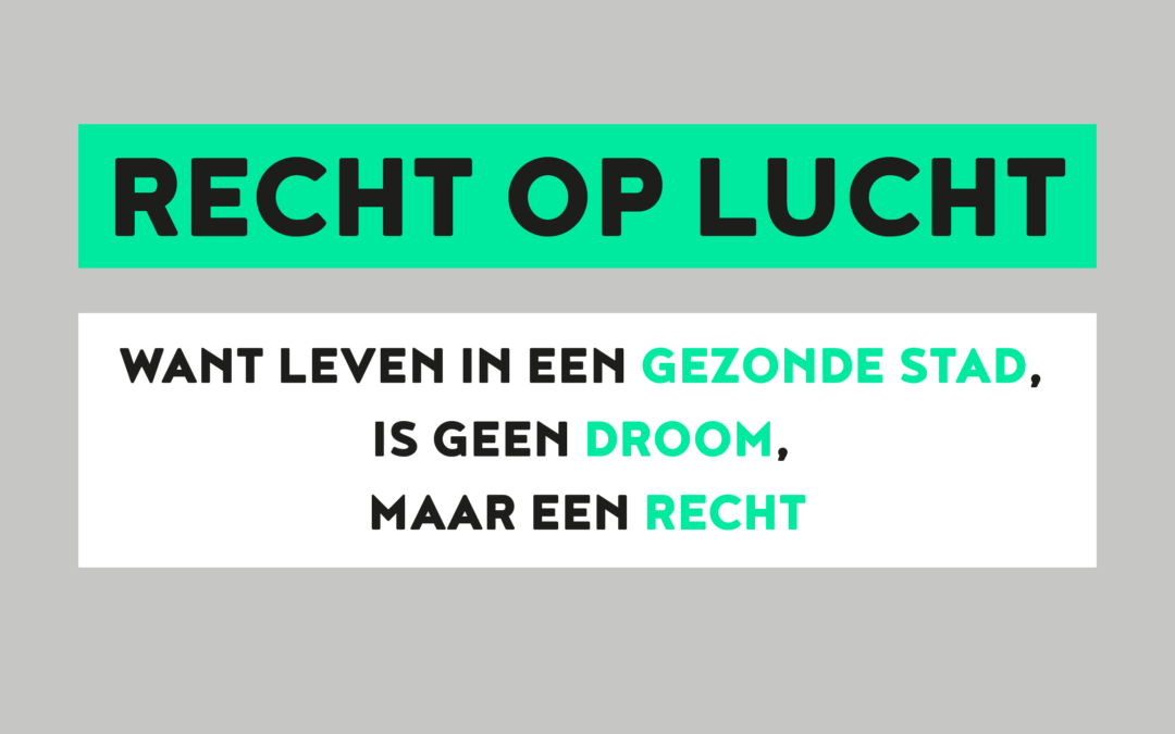 Want leven in gezonde stad is geen droom…